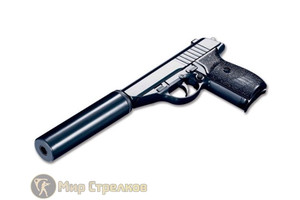 Пистолет страйкбольный Galaxy G.3A PPS с глушителем