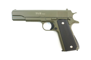Страйкбольный пистолет Galaxy G.13G (Colt 1911) зеленый