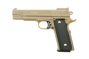 Страйкбольный пистолет Galaxy G.20D (Browning HP) песочный