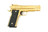 Страйкбольный пистолет Galaxy G.20GD (Browning HP) золотистый