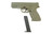 Страйкбольный пистолет Galaxy G.39G (H&K, Glock) зеленый