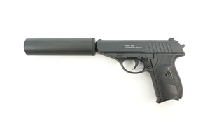 Страйкбольный пистолет Galaxy G.3A (PPS) с глушителем