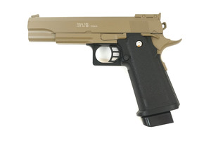 Страйкбольный пистолет Galaxy G.6D (Colt Hi-Capa) песочный