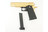 Страйкбольный пистолет Galaxy G.6GD (Colt Hi-Capa) золотистый
