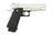 Страйкбольный пистолет Galaxy G.6S (Colt Hi-Capa) серебристый